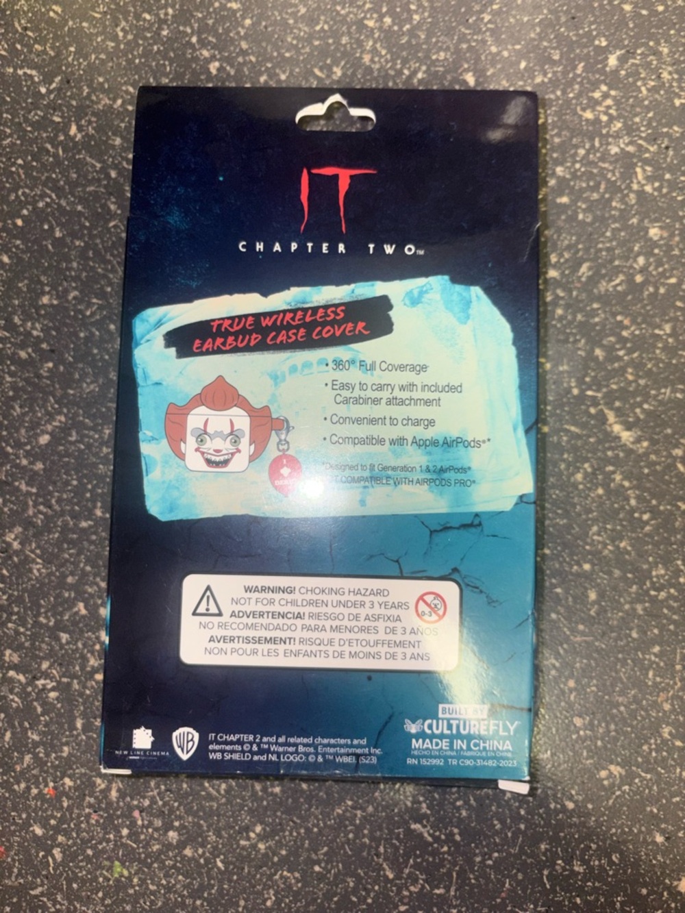 Warner Bros. IT Chapter Two Pennywise Earbud Case Cover - Picture 2 of 4